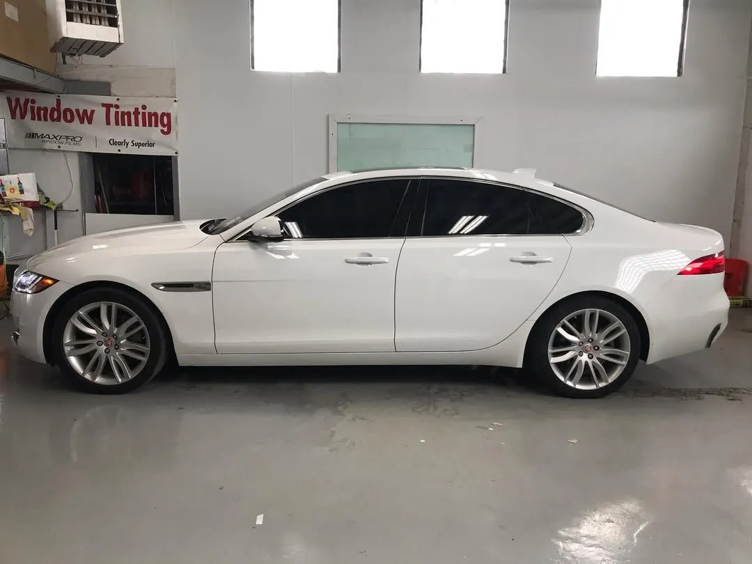 Recent vehicle window tint result used for Elite Tint Shop quote guidance