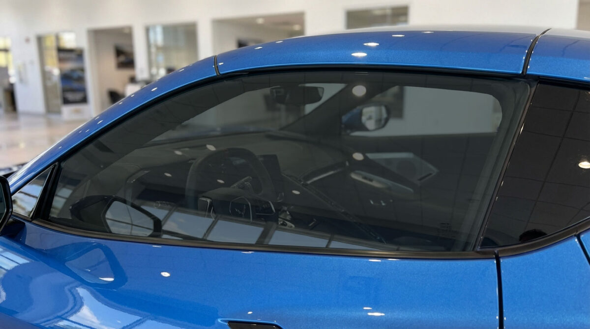 35% tint preview on vehicle window